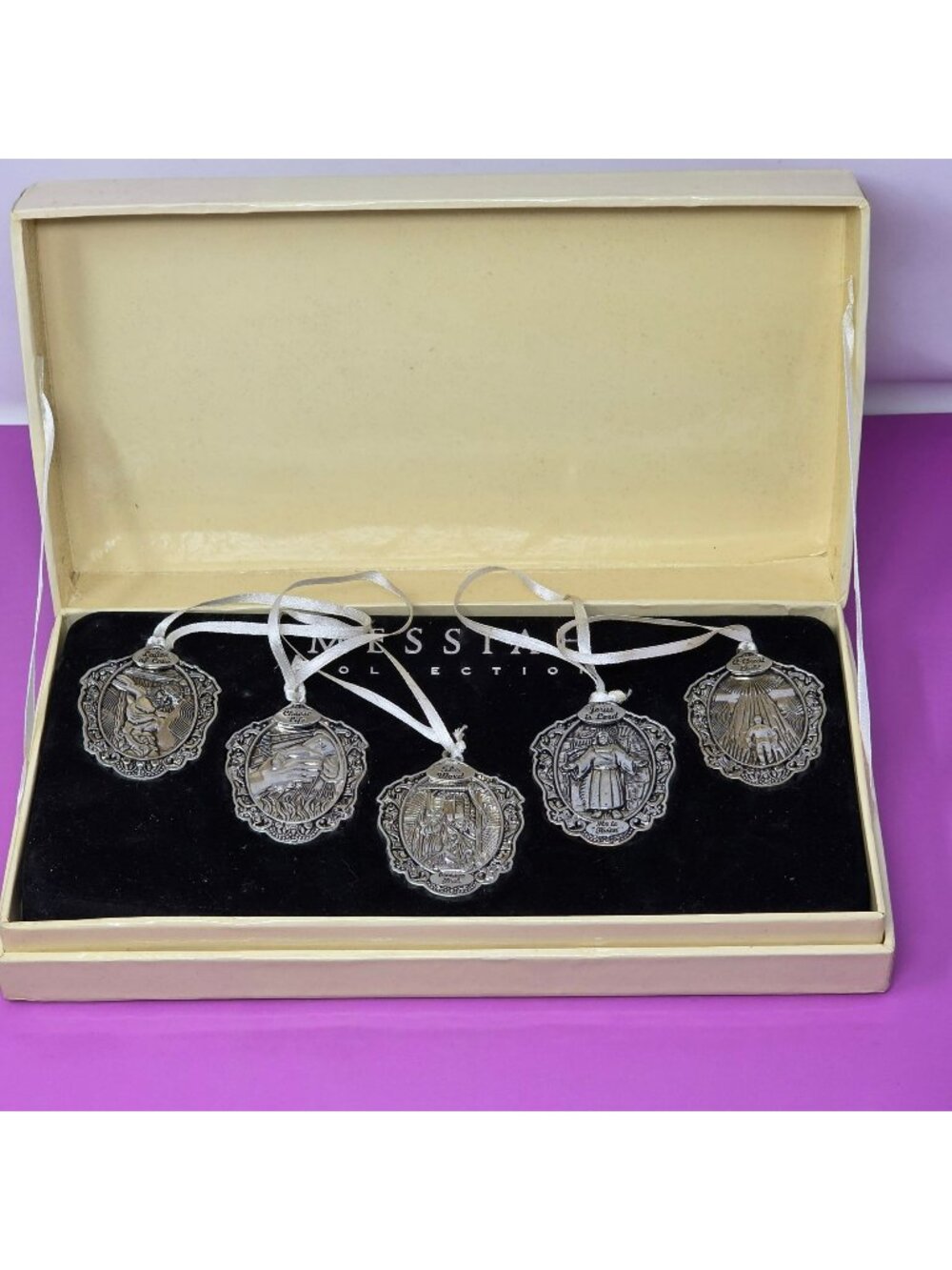 Labor Of Love Messiah Collection Silver-Plated Ornament Religious Designs